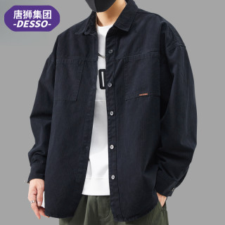 DESSO 唐狮集团DESSO春季工装夹克男款男士宽松舒适休闲衬衫潮牌早秋款