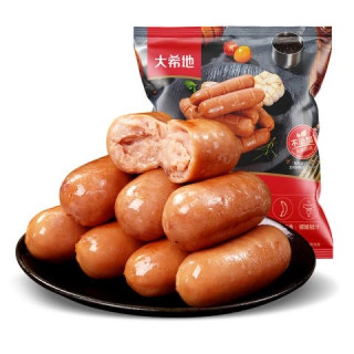 大希地 方便食用 火山石原味脆皮烤肠500g
