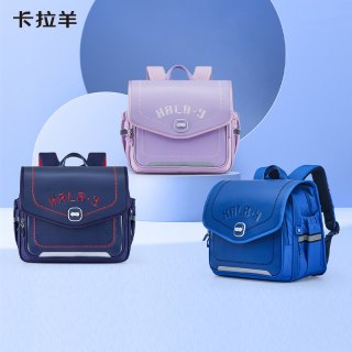 卡拉羊 防下坠大容量 学生双肩包 18L