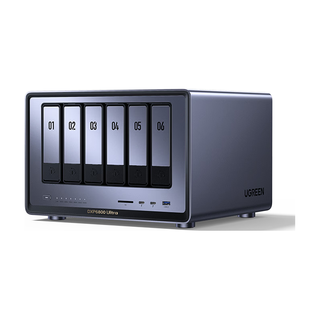 绿联 DXP6800 Ultra 双万兆网口 六盘位 NAS网络存储
