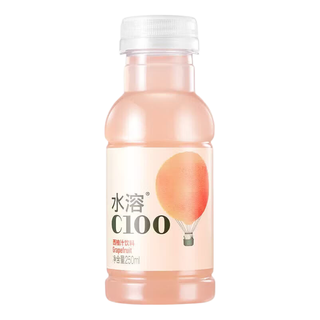 农夫山泉 水溶C100复合果汁饮料 西柚味 250ml*2瓶