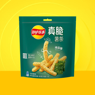 乐事 多种混合口味 真脆薯条海苔味90克