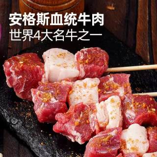 大希地 里脊+烧鸟+牛肉+羊肉串 1440g约90串 囤一次吃爽