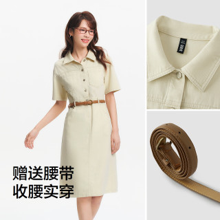 森马 商场同款 莱赛尔棉混纺 森柔连衣裙