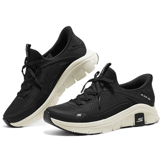 SKECHERS斯凯奇 150892 宽楦透气网面 女士休闲鞋
