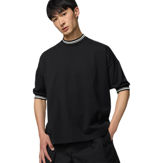 优衣库 487898 SUPIMA COTTON 黑色 M 短袖T恤