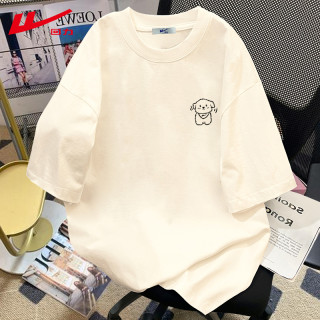 回力 男女宽松夏季2026新款潮牌夏装纯棉美式短袖T恤运动情侣服装