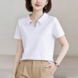2026 女士短袖POLO衫 通勤正肩上衣