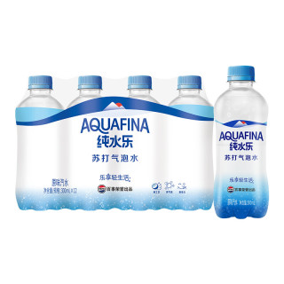 百事 AQUAFINA 纯水乐 苏打气泡水 原味 300ml*12瓶