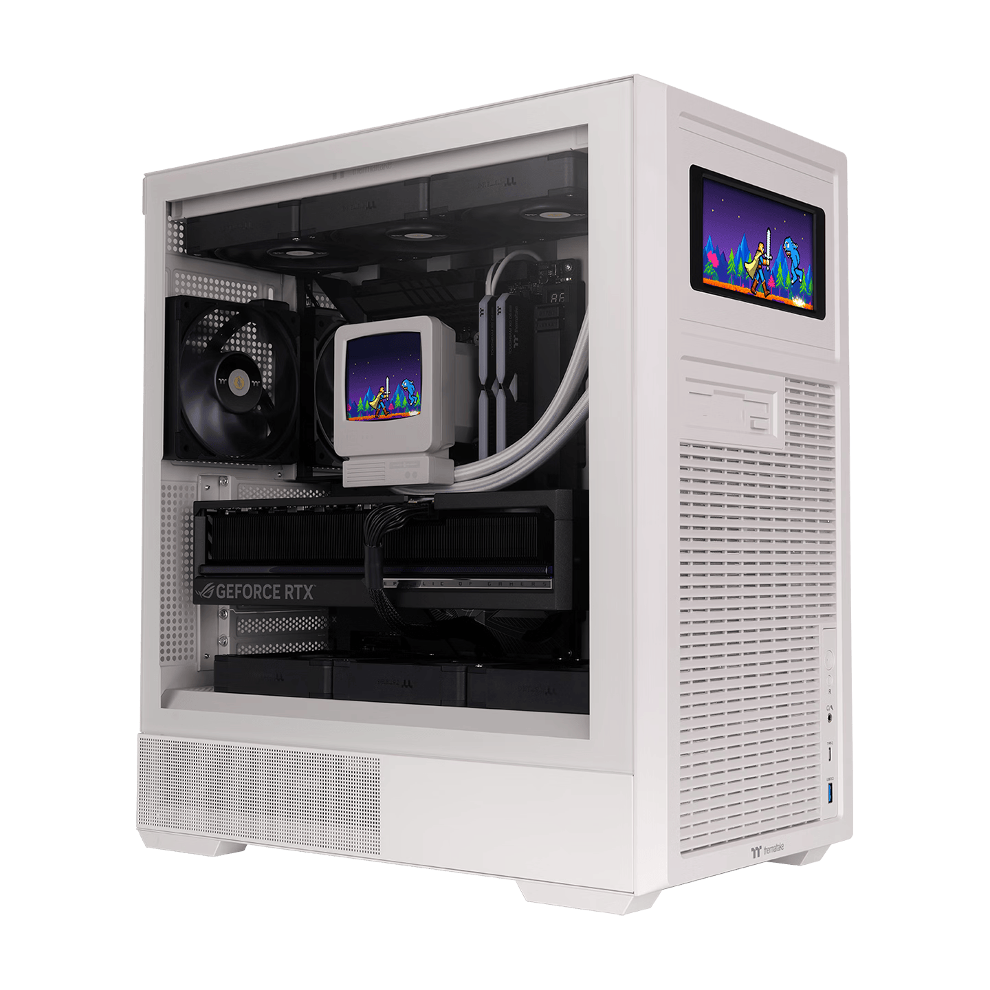 Thermaltake Retro 360 TG M-ATX主板 Type-C接口 机箱