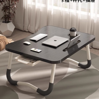 书桌笔记本宿舍可折叠黑拉丝