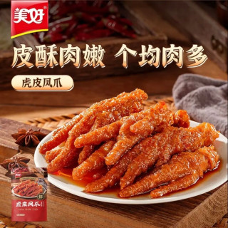 PLUS会员：美好 虎皮凤爪香卤风味 1kg