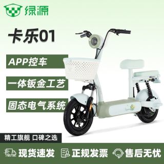 百亿补贴：绿源 卡乐01 新国标电动自行车 智能轻巧代步通勤电瓶车
