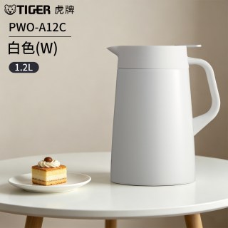 88VIP：TIGER 虎牌 PWO-A20C 304不锈钢保温壶 1200ml 白色