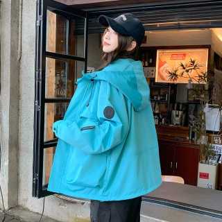 和锋金羽 男女同款连帽冲锋衣2026春秋季防水防风防油污户外登山服外套休闲