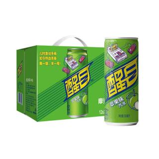 可口可乐 醒目摩登罐苹果味菠萝味蜜桃味碳酸饮料混装