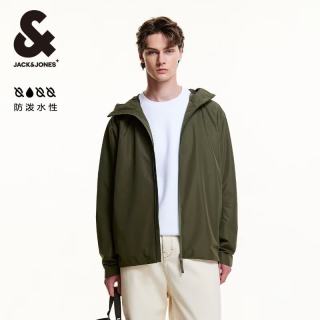 杰克琼斯 连帽夹克外套 葡叶绿 L 男士夹克