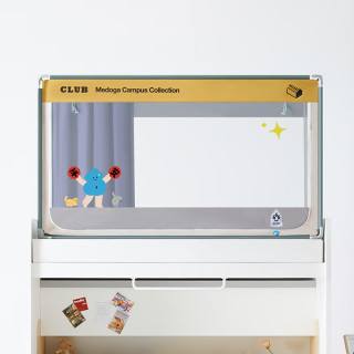 美朵嘉 大学生宿舍床帘蚊帐 90cm*190cm*110cm 炫橙