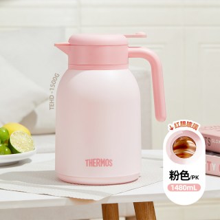 88VIP：THERMOS 膳魔师 保温壶红胆玻璃内胆热水壶家用大容量热水瓶封闭式壶嘴TEHD