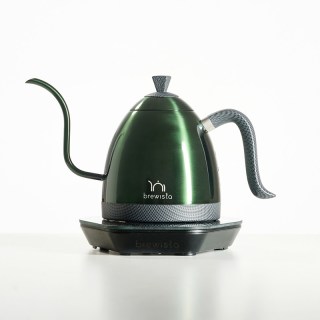 BREWISTA 智能蓝牙手冲壶 304不锈钢咖啡壶 单层暗夜绿pro-蓝牙款