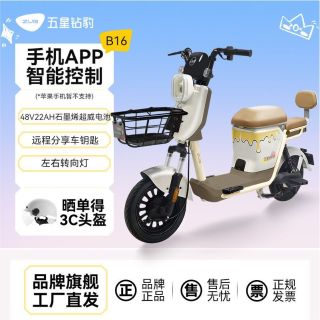百亿补贴：五星钻豹 B16 48V22Ah 新国标电动自行车