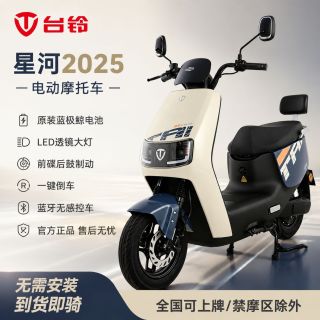 百亿补贴：台铃 电动车星河2025电动摩托车长续航大功率通勤代步车踏板车60V24A