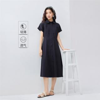 佐丹奴 女款工装风连衣裙