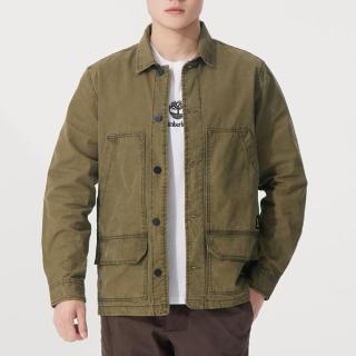 Timberland 男士长袖衬衫 翻领休闲商务