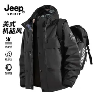 JEEP SPIRIT 男女同款防风防水冲锋衣单层外套（多款可选）