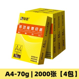 阜派 a4打印纸整箱批发打印机专用500张一包采购彩色通用护眼多功能双面复印纸白纸80克加厚办公用纸学生草稿纸70g