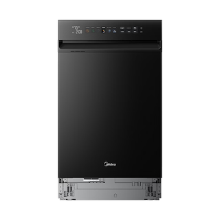 美的 XQG100-WG54C8C10W 万向喷臂 105℃热风烘干 嵌入式洗碗机