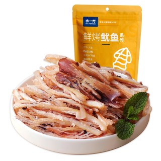 水一方 现烤鱿鱼丝大连特产手撕碳烤即食香辣鱿鱼小吃休闲海味零食