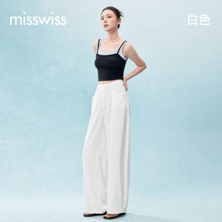 移动端：MISSWISS 凉感 女士阔腿裤