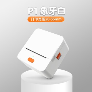 德佟 P1服装吊牌标签打印机衣服打价格服装店商品便携小型商用家用不干胶条码热敏纸食品生产日期合格证标签机