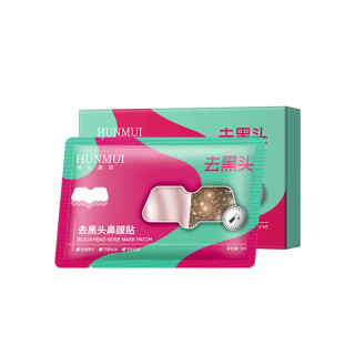 韩伦美羽 去黑头鼻膜贴4片*5ml*1盒