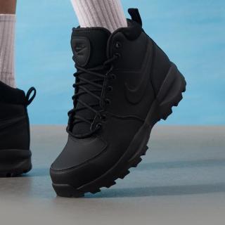 限尺码：NIKE MANOA LEATHER高帮男鞋耐磨运动鞋时尚休闲网球鞋 40码