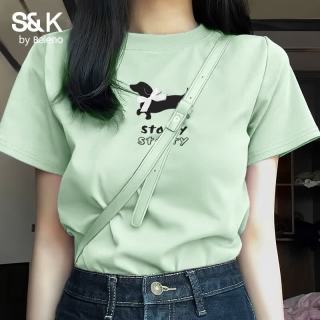 班尼路 100%纯棉  短袖T恤女