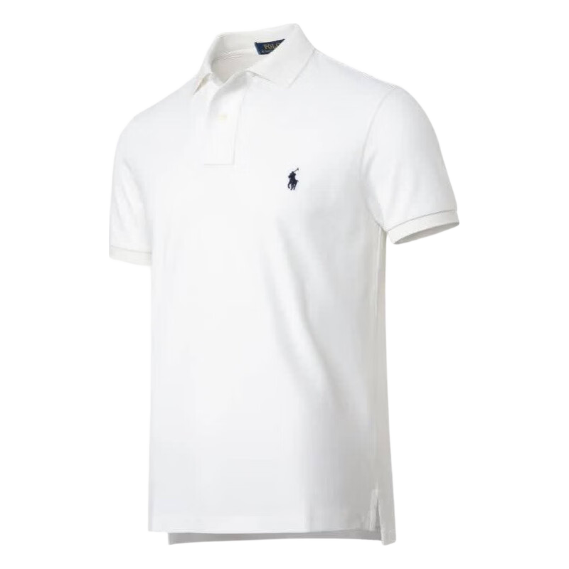 RALPH LAUREN 拉夫劳伦 经典款翻领POLO衫 白色 XL