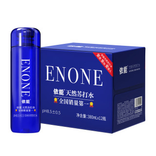 依能 天然苏打水 380ml*12瓶 弱碱性pH值8.5±0.5 无人工添加 饮用水 原味12瓶装（单箱）