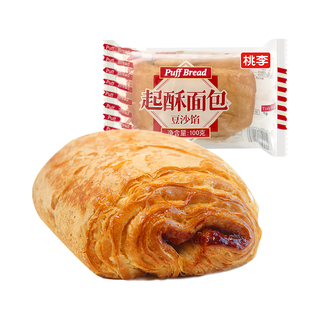 桃李 起酥面包 豆沙馅 500g