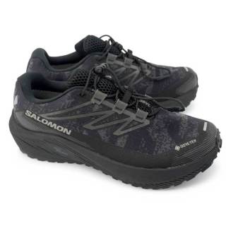 萨洛蒙 日本直邮Salomon AERO FLOW GRVL GTX 男士跑步鞋 防水透气网面