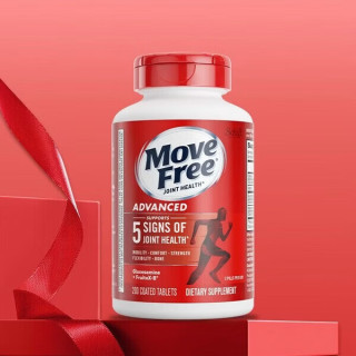 健康 Move Free 益节 氨糖软骨素 200粒*2瓶 红瓶