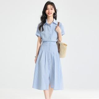 珂蕾朵姆 裙子连衣裙高级感2026夏季新款高端轻奢连衣裙瘦遮肚子微胖