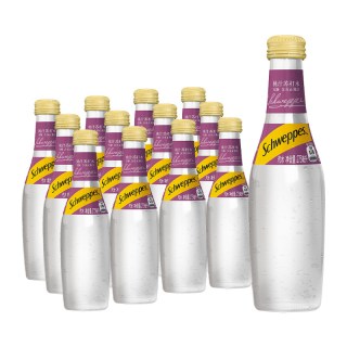 限地区：可口可乐 怡泉桃味气泡苏打水经典玻璃瓶275ml*12瓶