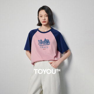 初语 夏季短袖T恤新款2026白色宽松女款上衣