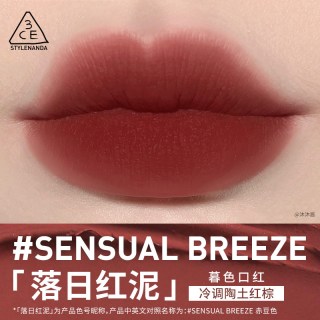 移动端：3CE 柔雾哑光口红