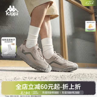 卡帕 男鞋户外运动鞋子夏季新款透气止滑徒步轻便休闲跑鞋  浅蜡黄 39