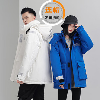 雅鹿 极寒加厚保暖 黑色 M 女士羽绒服