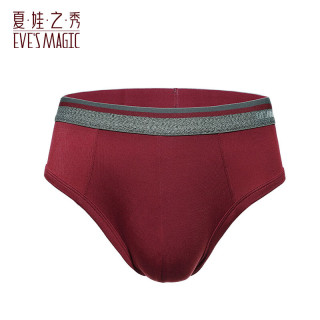 夏娃之秀 夏娃秘语 EVE‘S WHISPER 男士抗菌透气平角裤（任选4条）