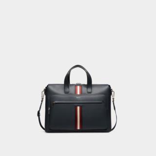 BALLY 字母Logo标识 斜跨手提商务公文包